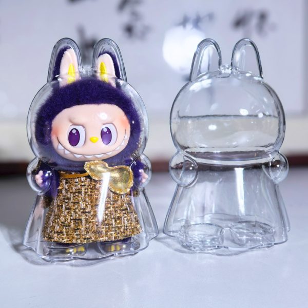 Protective Case for LABUBU – Little Milan – Transparent 2-Pack